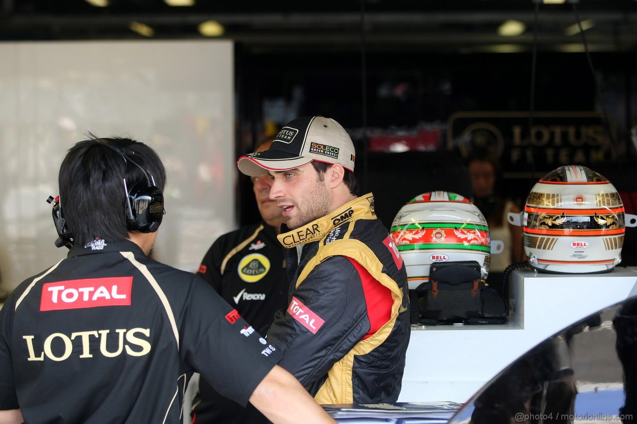 GP ITALIA, 07.09.2012- Prove Libere 2,Jerome D'Ambrosio (BEL), Lotus F1 Team E20 