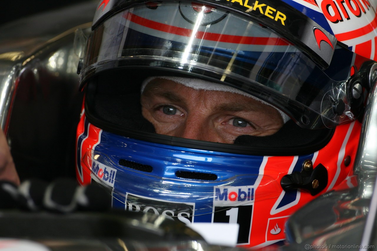 GP ITALIA, 07.09.2012- Prove Libere 2, Jenson Button (GBR) McLaren Mercedes MP4-27 