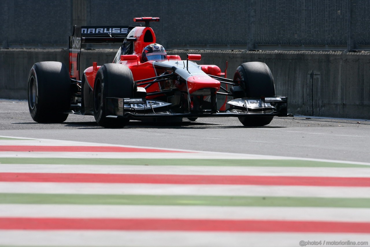 GP ITALIA, 07.09.2012- Prove Libere 2, Timo Glock (GER) Marussia F1 Team MR01 