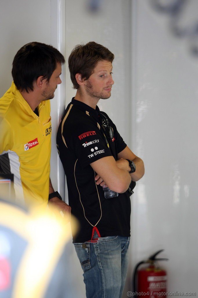 GP ITALIA, 07.09.2012- Prove Libere 2, Romain Grosjean (FRA) Lotus F1 Team E20