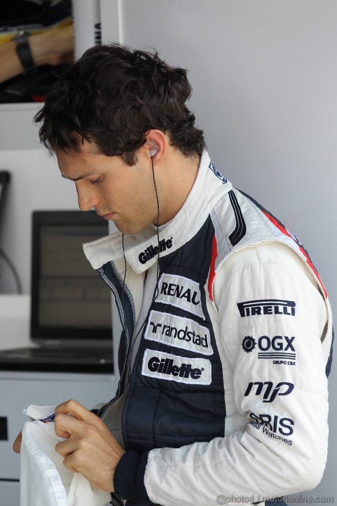 GP ITALIA, 07.09.2012- Prove Libere 2, Bruno Senna (BRA) Williams F1 Team FW34