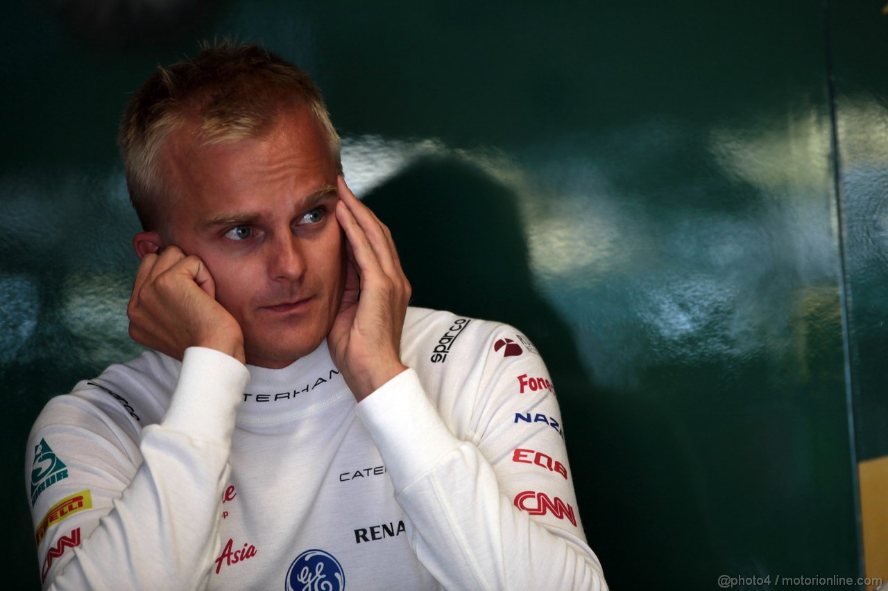 GP ITALIA, 07.09.2012- Prove Libere 2, Heikki Kovalainen (FIN) Caterham F1 Team CT01 