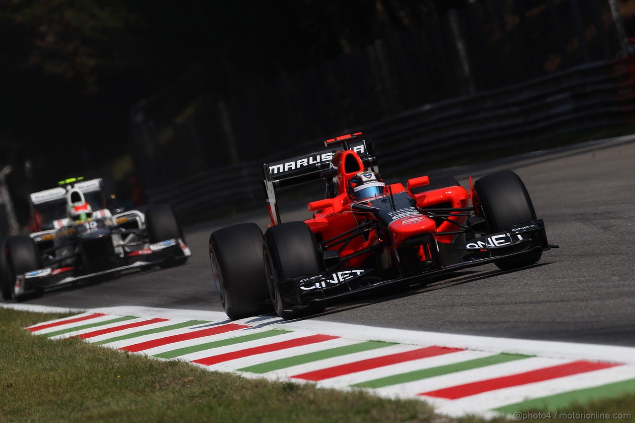 GP ITALIA, 07.09.2012- Prove Libere 2, Timo Glock (GER) Marussia F1 Team MR01 