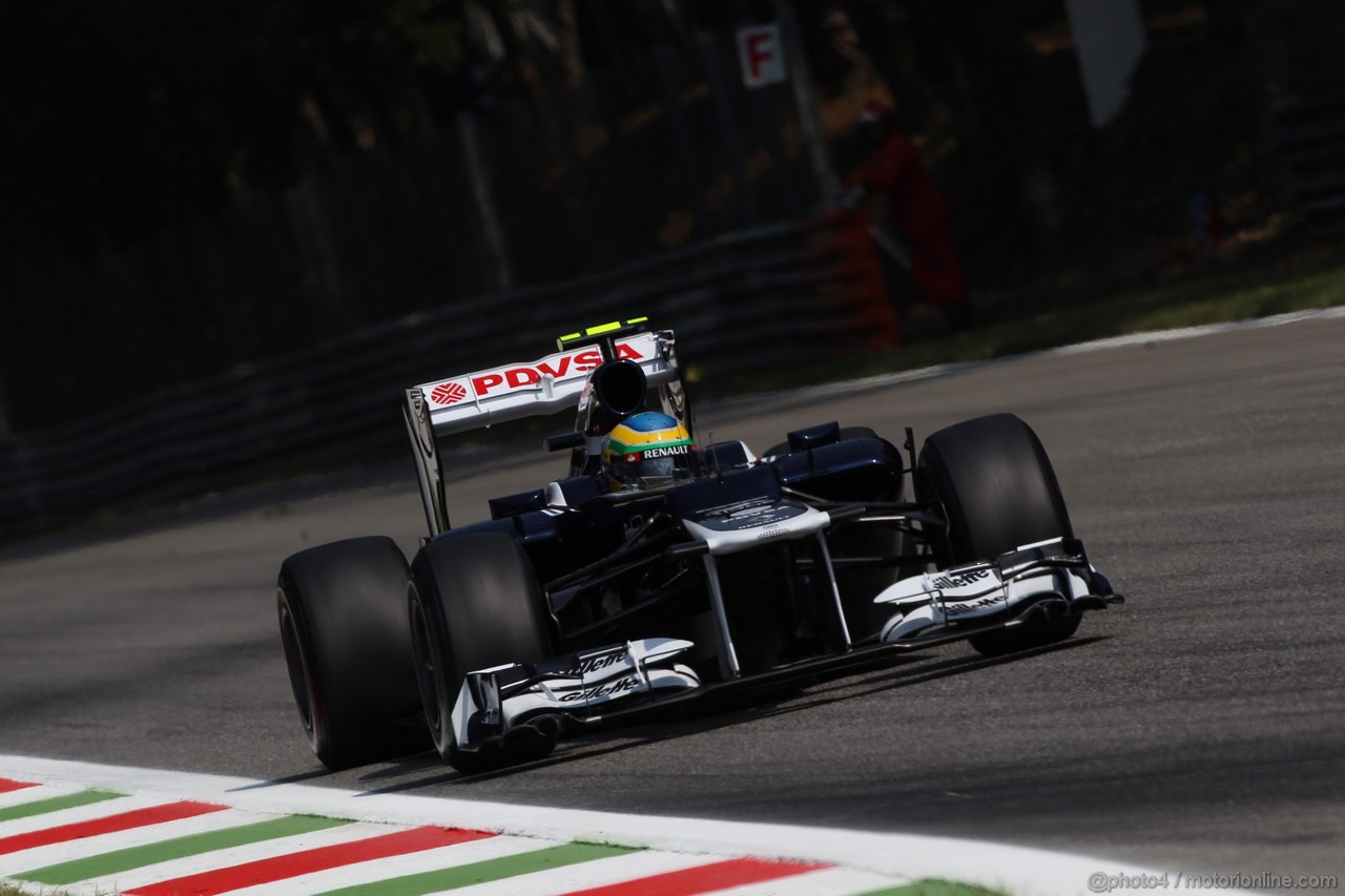 GP ITALIA, 07.09.2012- Prove Libere 2, Bruno Senna (BRA) Williams F1 Team FW34 