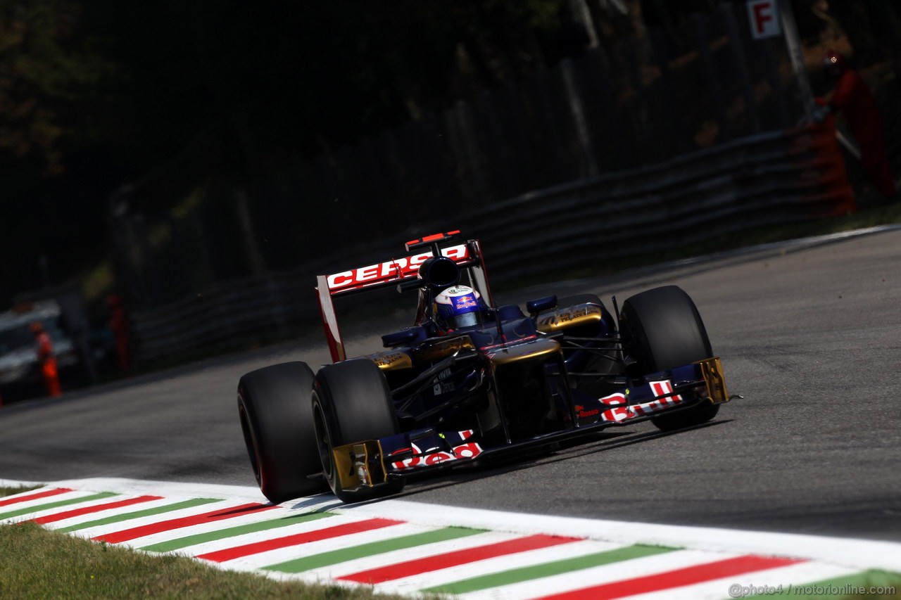 GP ITALIA, 07.09.2012- Prove Libere 2, Daniel Ricciardo (AUS) Scuderia Toro Rosso STR7 