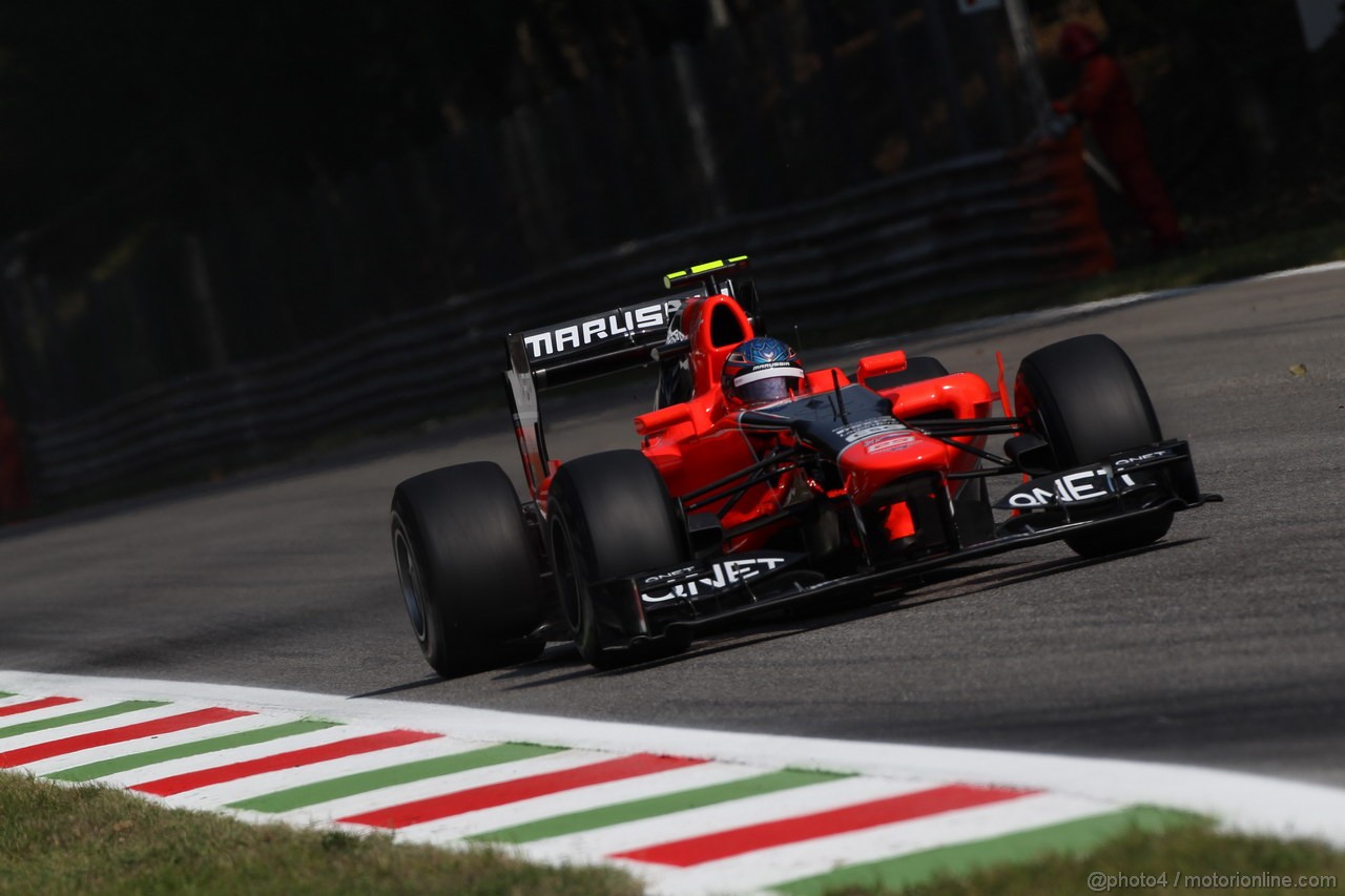 GP ITALIA, 07.09.2012- Prove Libere 2, Charles Pic (FRA) Marussia F1 Team MR01 