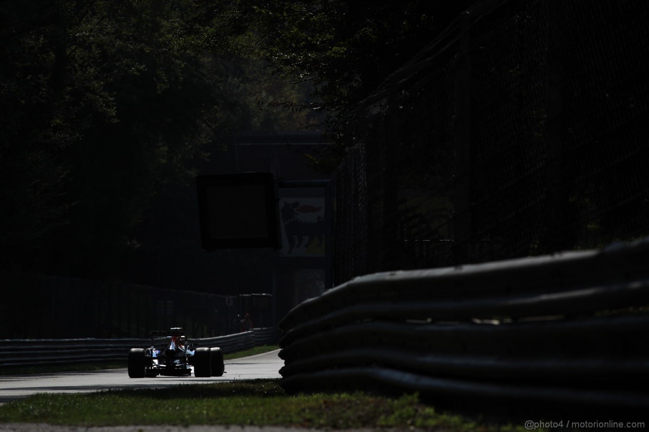 GP ITALIA, 07.09.2012- Prove Libere 2, Sebastian Vettel (GER) Red Bull Racing RB8 