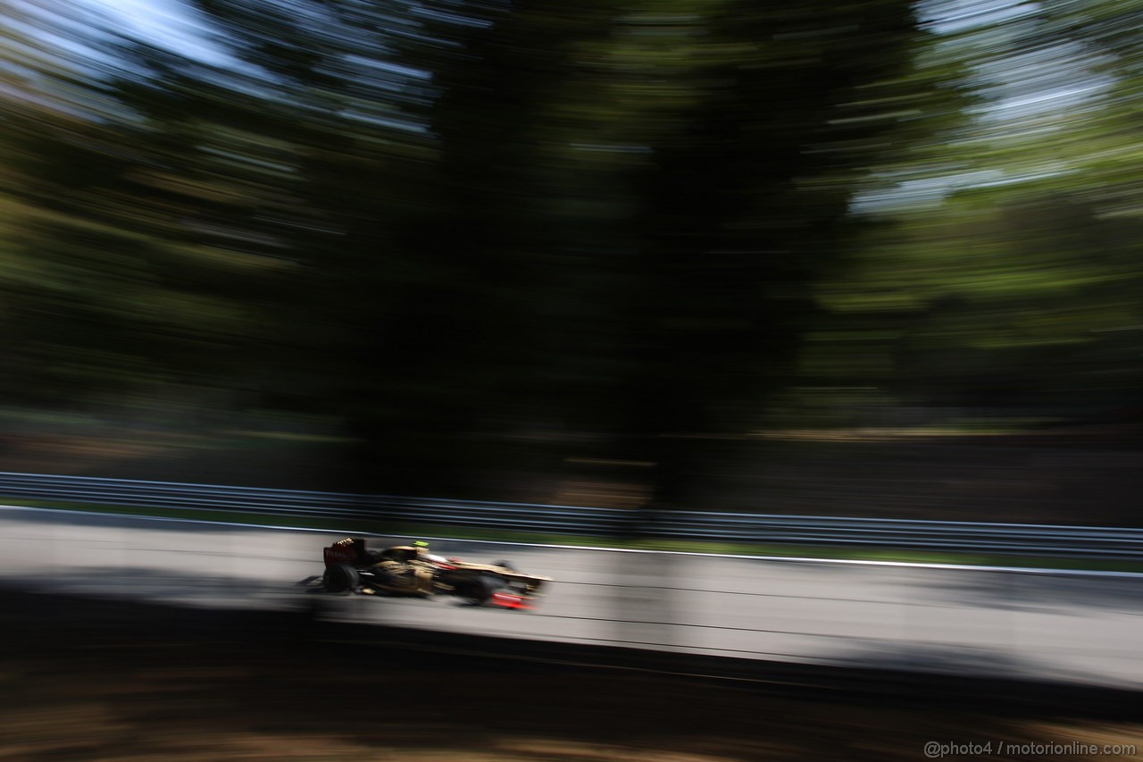 GP ITALIA, 07.09.2012- Prove Libere 2, Jerome D'Ambrosio (BEL), Lotus F1 Team E20 