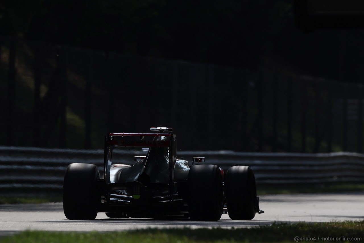 GP ITALIA, 07.09.2012- Prove Libere 2, Jenson Button (GBR) McLaren Mercedes MP4-27 