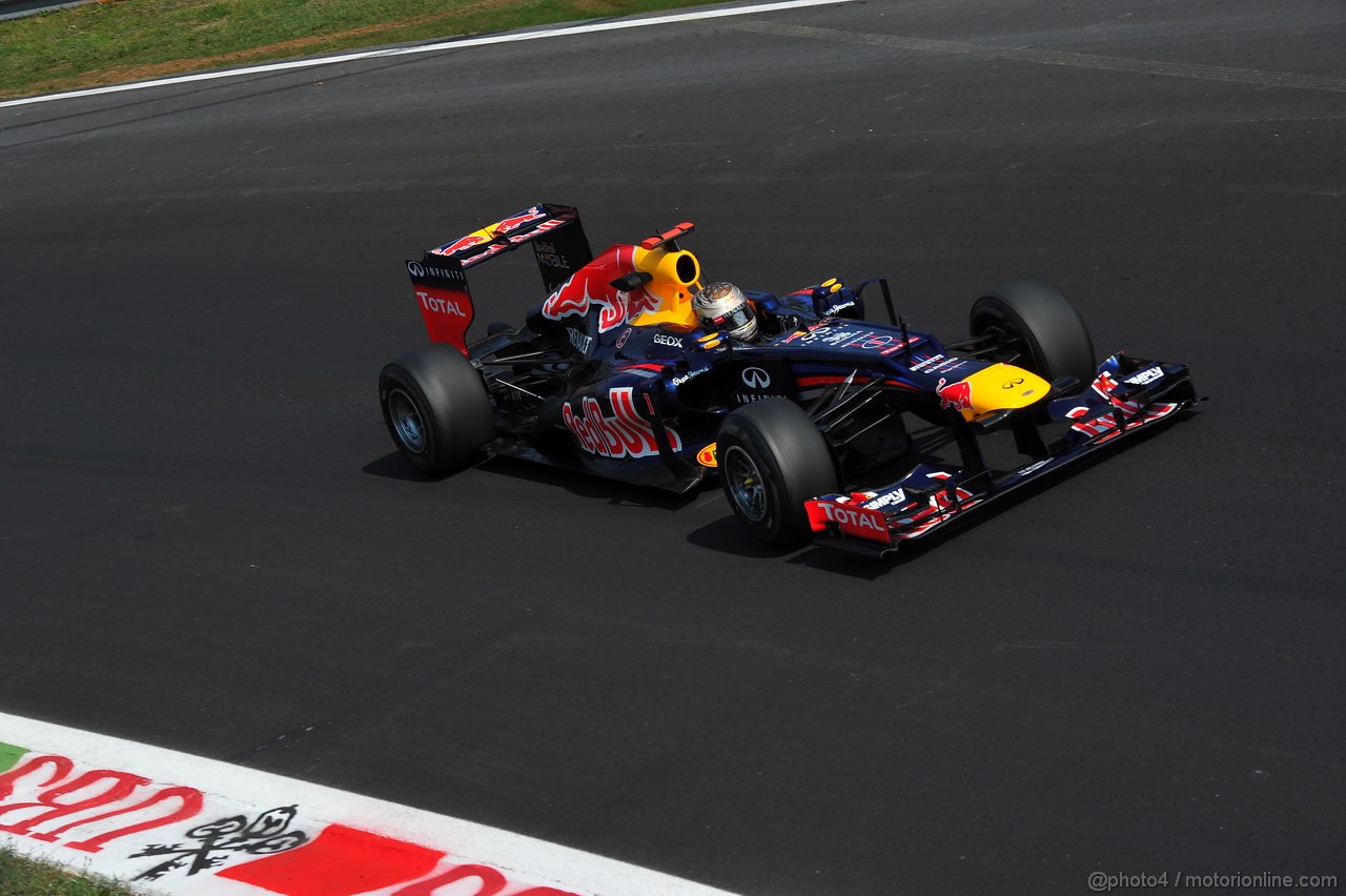 GP ITALIA, 07.09.2012- Prove Libere 2, Sebastian Vettel (GER) Red Bull Racing RB8 