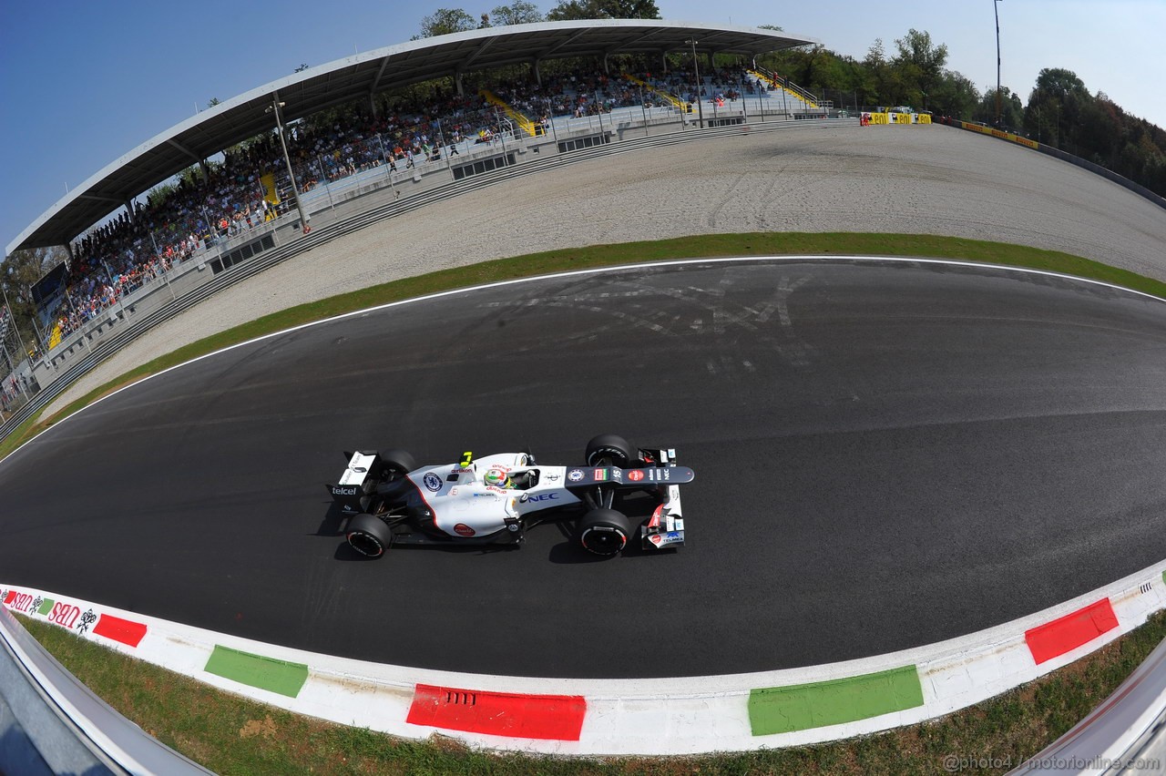 GP ITALIA, 07.09.2012- Prove Libere 2, Sergio Prez (MEX) Sauber F1 Team C31 