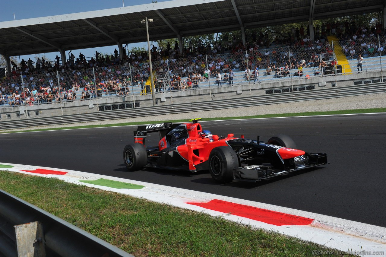 GP ITALIA, 07.09.2012- Prove Libere 2, Charles Pic (FRA) Marussia F1 Team MR01 