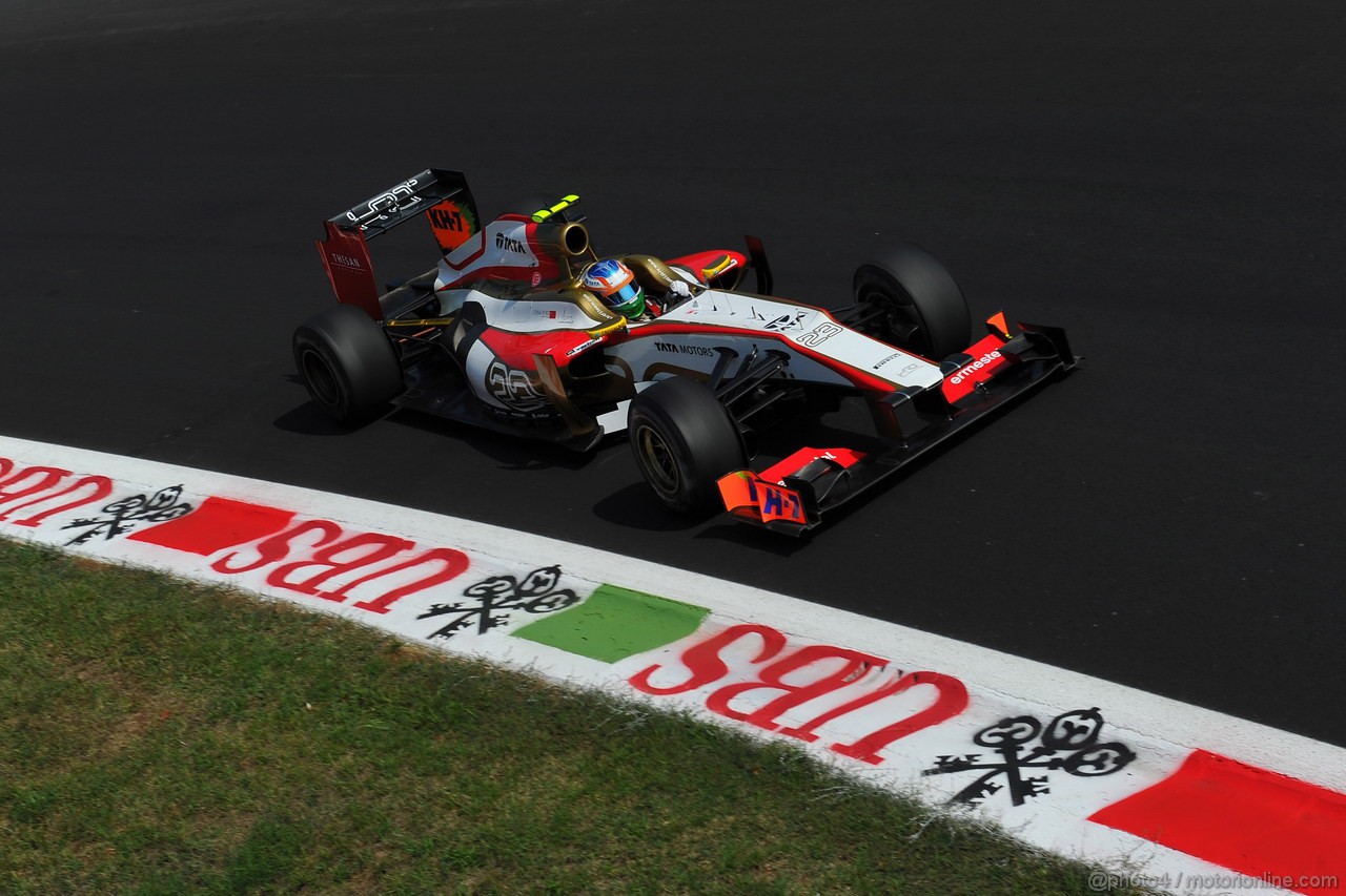 GP ITALIA, 07.09.2012- Prove Libere 2, Narain Karthikeyan (IND) HRT Formula 1 Team F112 