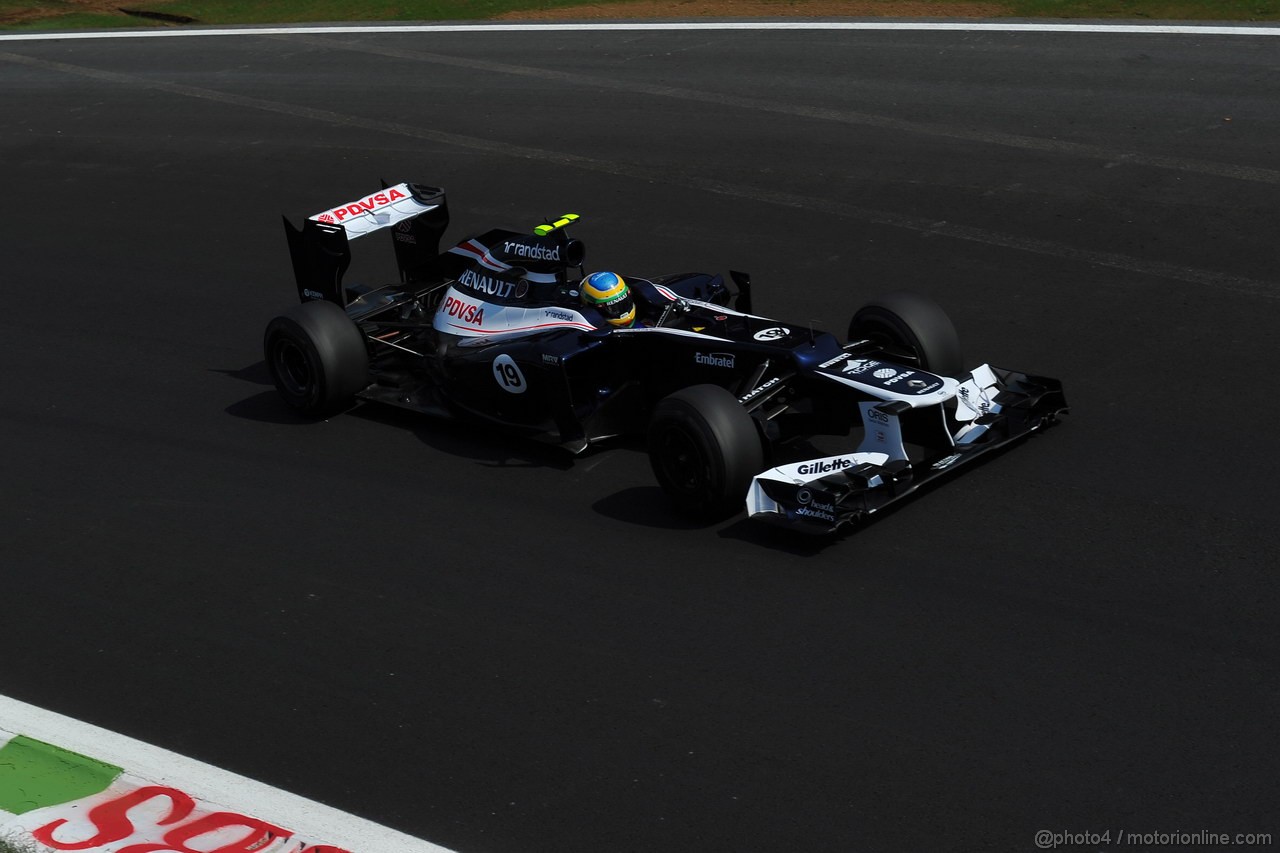 GP ITALIA, 07.09.2012- Prove Libere 2, Bruno Senna (BRA) Williams F1 Team FW34 