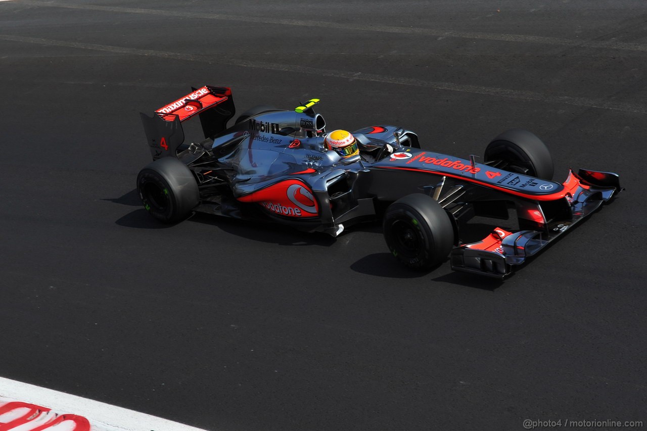 GP ITALIA, 07.09.2012- Prove Libere 2, Lewis Hamilton (GBR) McLaren Mercedes MP4-27 