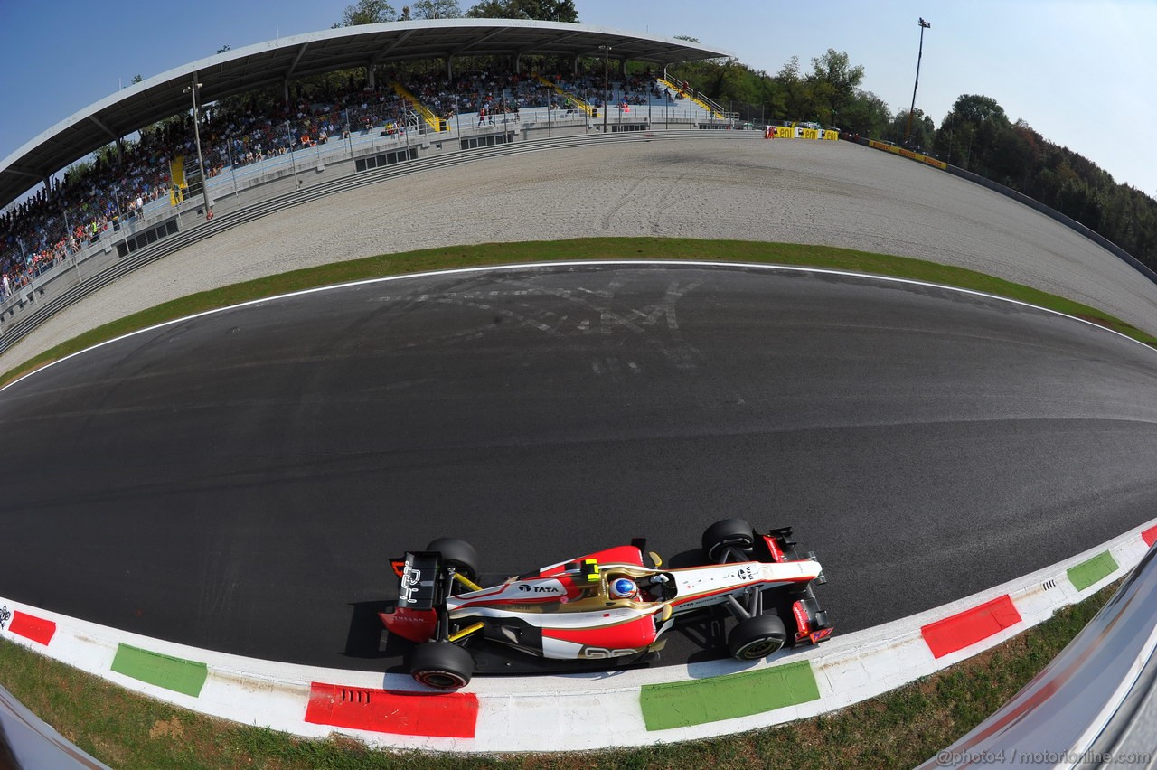 GP ITALIA, 07.09.2012- Prove Libere 2, Narain Karthikeyan (IND) HRT Formula 1 Team F112 