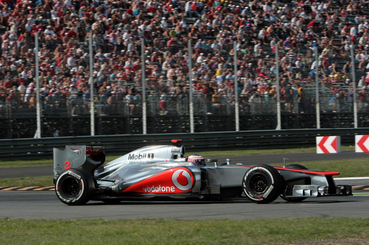 GP ITALIA, 07.09.2012- Prove Libere 2, Jenson Button (GBR) McLaren Mercedes MP4-27 