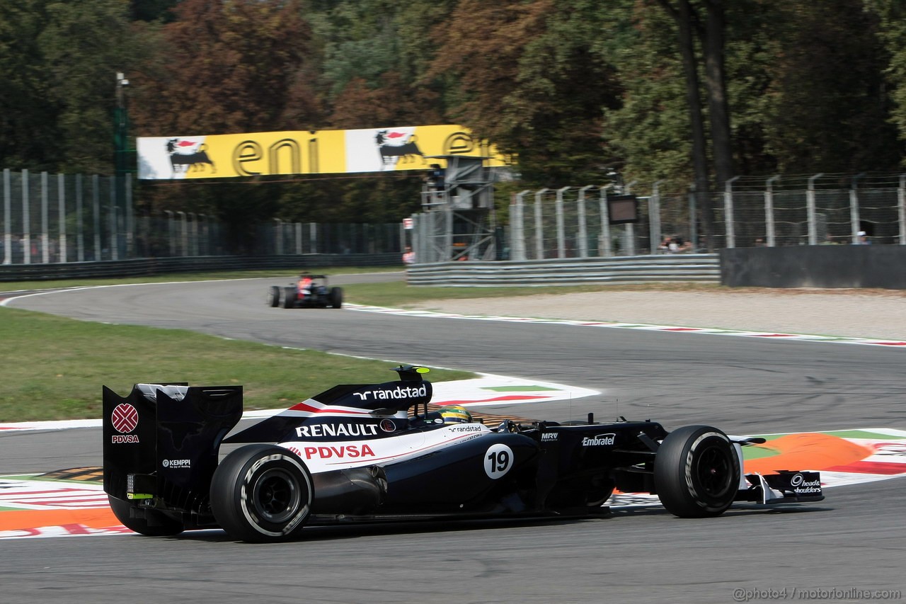 GP ITALIA, 07.09.2012- Prove Libere 2, Bruno Senna (BRA) Williams F1 Team FW34 