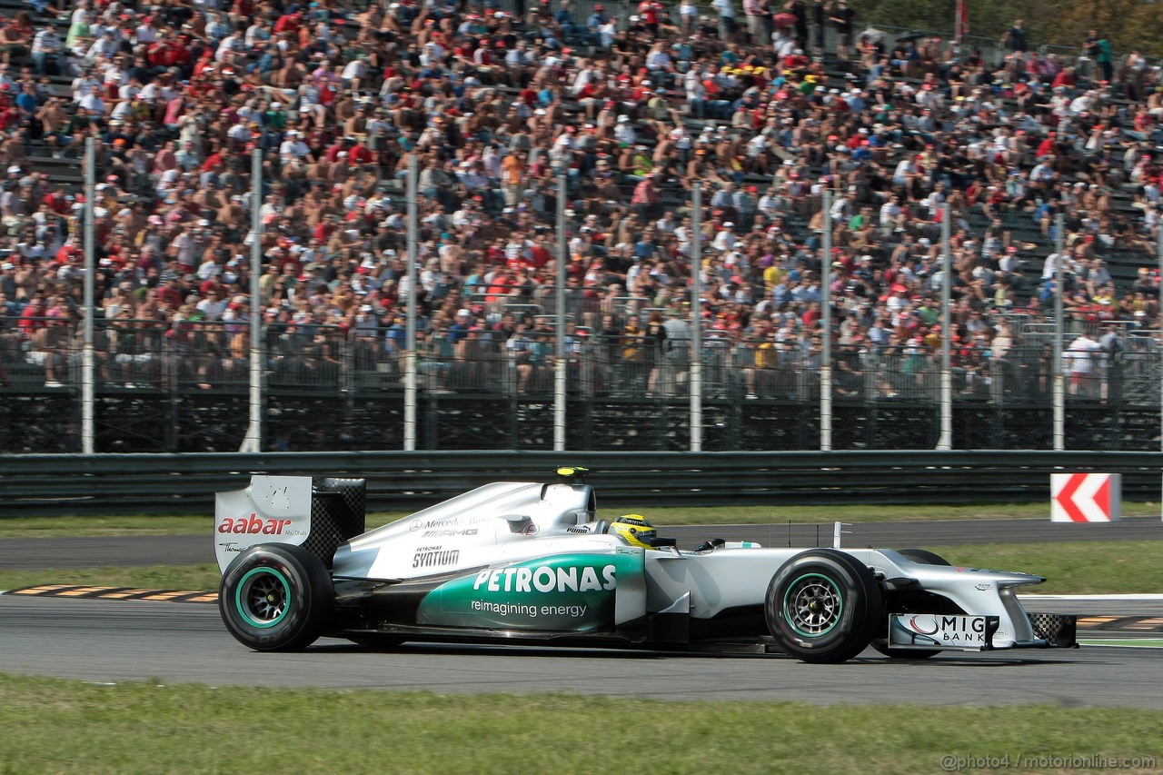 GP ITALIA, 07.09.2012- Prove Libere 2, Nico Rosberg (GER) Mercedes AMG F1 W03 