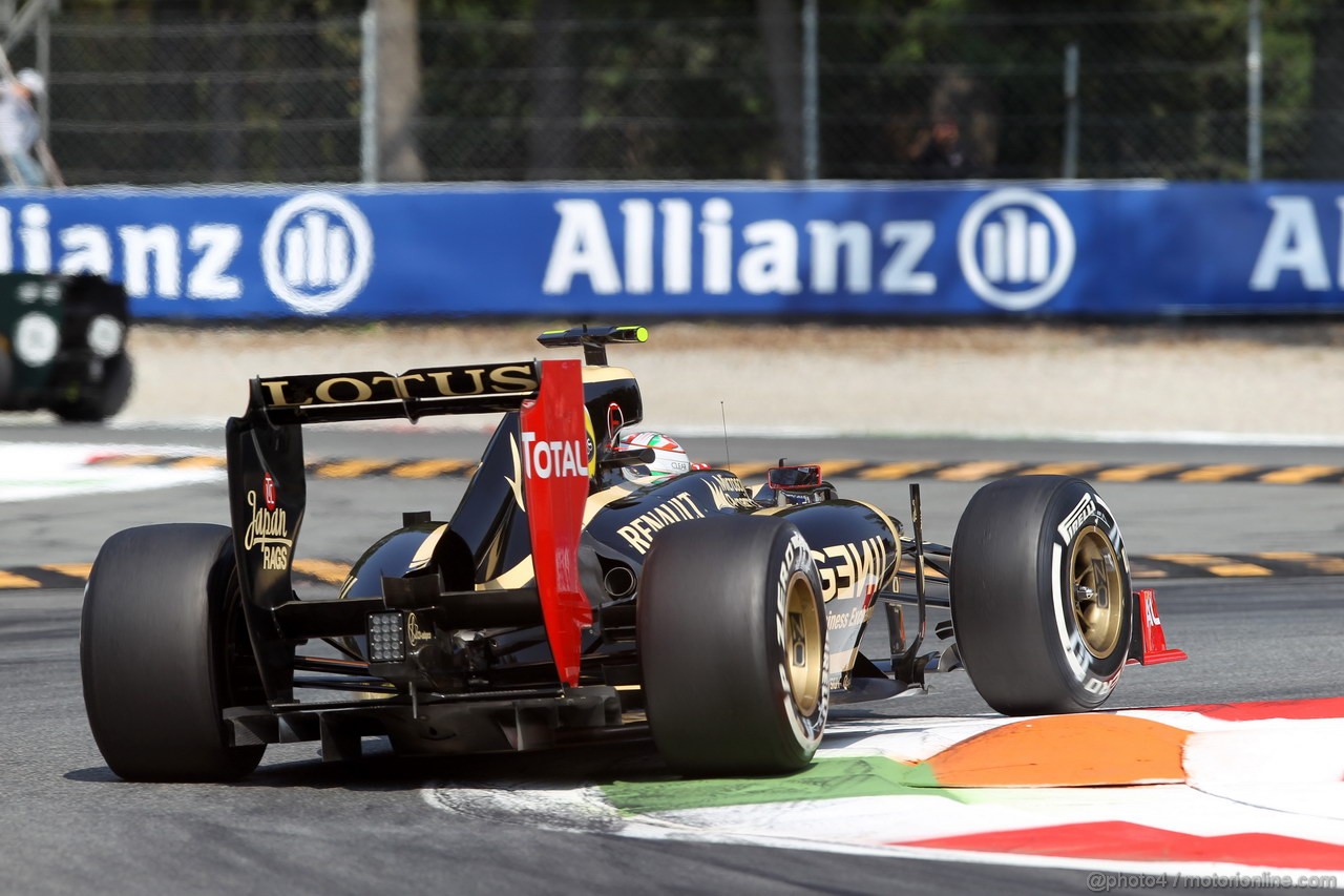 GP ITALIA, 07.09.2012- Prove Libere 2, Jerome D'Ambrosio (BEL), Lotus F1 Team E20 