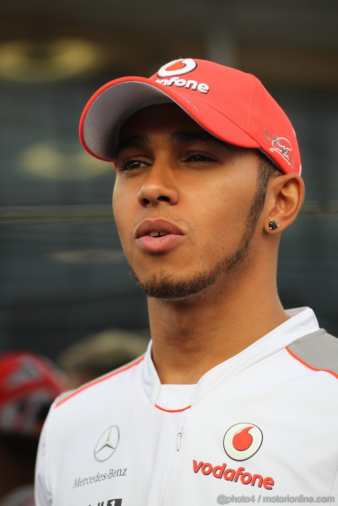 GP ITALIA, 07.09.2012- Lewis Hamilton (GBR) McLaren Mercedes MP4-27 