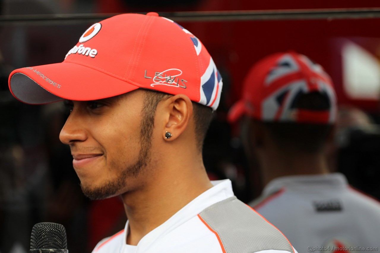 GP ITALIA, 07.09.2012- Lewis Hamilton (GBR) McLaren Mercedes MP4-27 