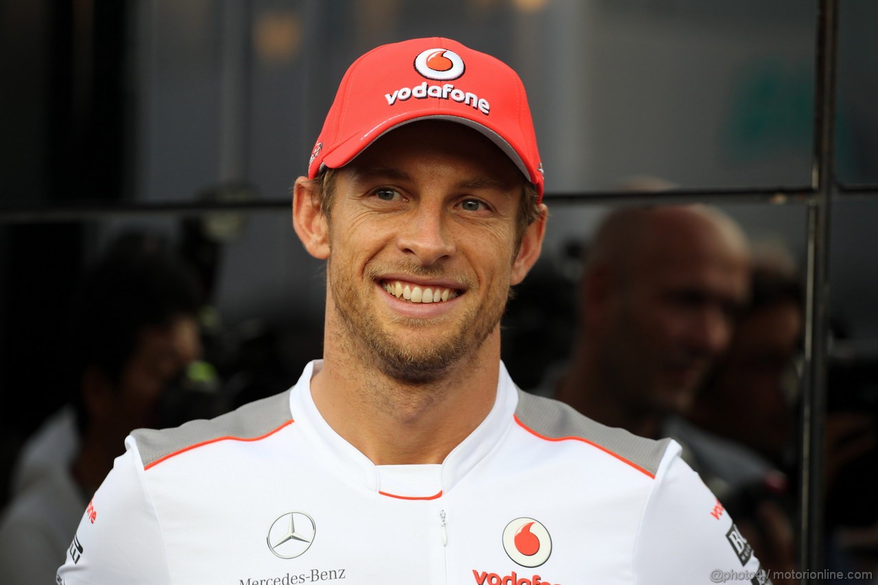 GP ITALIA, 07.09.2012- Jenson Button (GBR) McLaren Mercedes MP4-27 