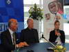 GP ITALIA, 07.09.2012- Dr. Angelo Sticchi Damiani (ITA) Aci Csai President, Michela Cerruti (ITA) e Santo Versace for 
