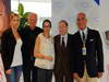 GP ITALIA, 07.09.2012- Dr. Angelo Sticchi Damiani (ITA) Aci Csai President, Michela Cerruti (ITA) e Santo Versace for 