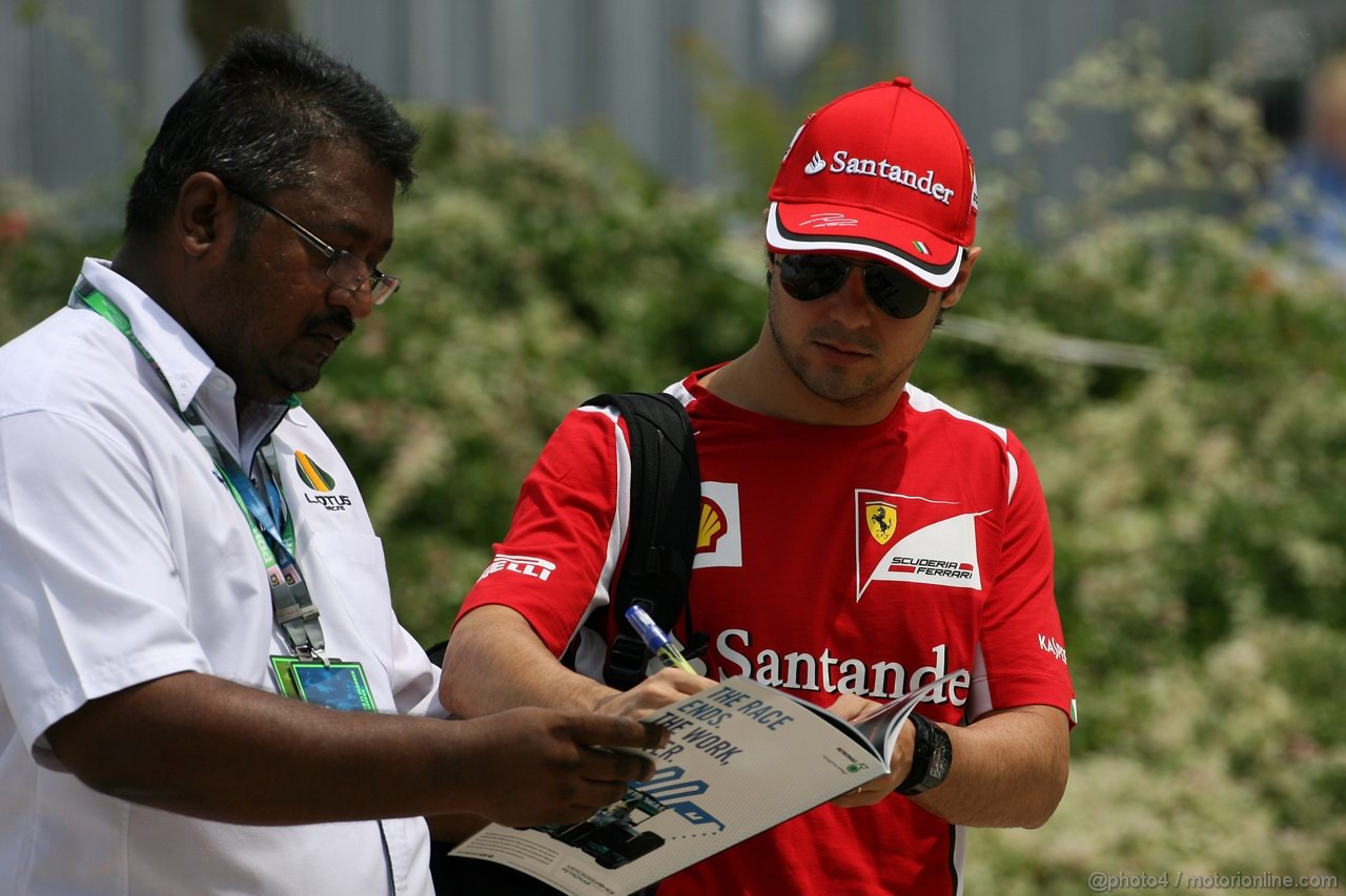 GP MALESIA, 25.03.2012- Felipe Massa (BRA) Ferrari F2012 