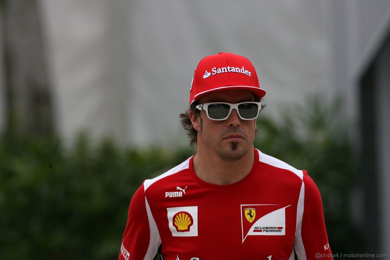 GP MALESIA, 25.03.2012- Fernando Alonso (ESP) Ferrari F2012 