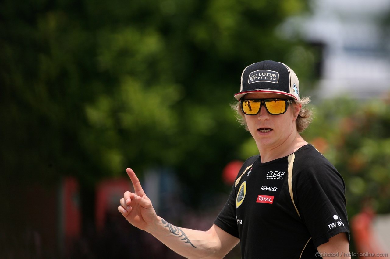 GP MALESIA, 25.03.2012- Kimi Raikkonen (FIN) Lotus F1 Team E20 