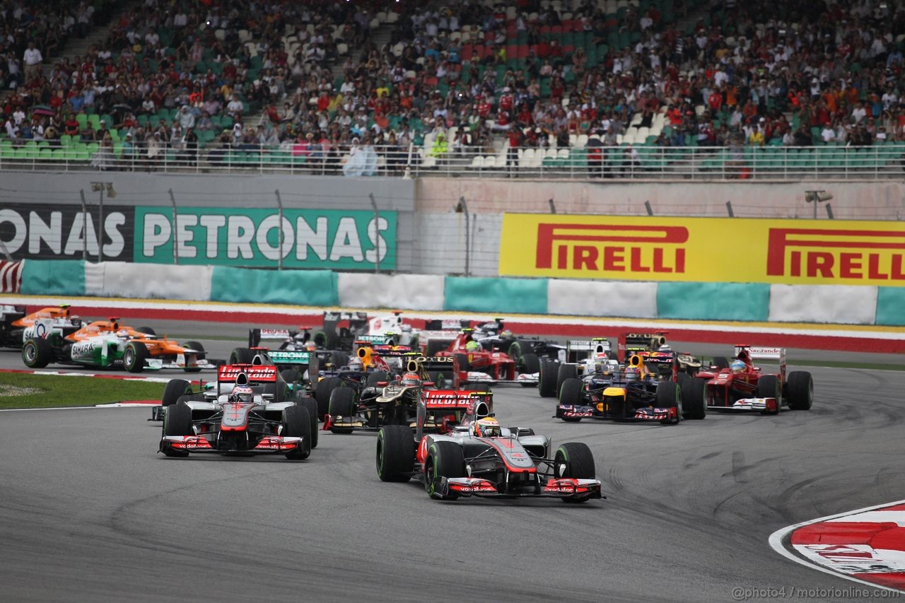 GP MALESIA, 25.03.2012- Gara, Start of the race 