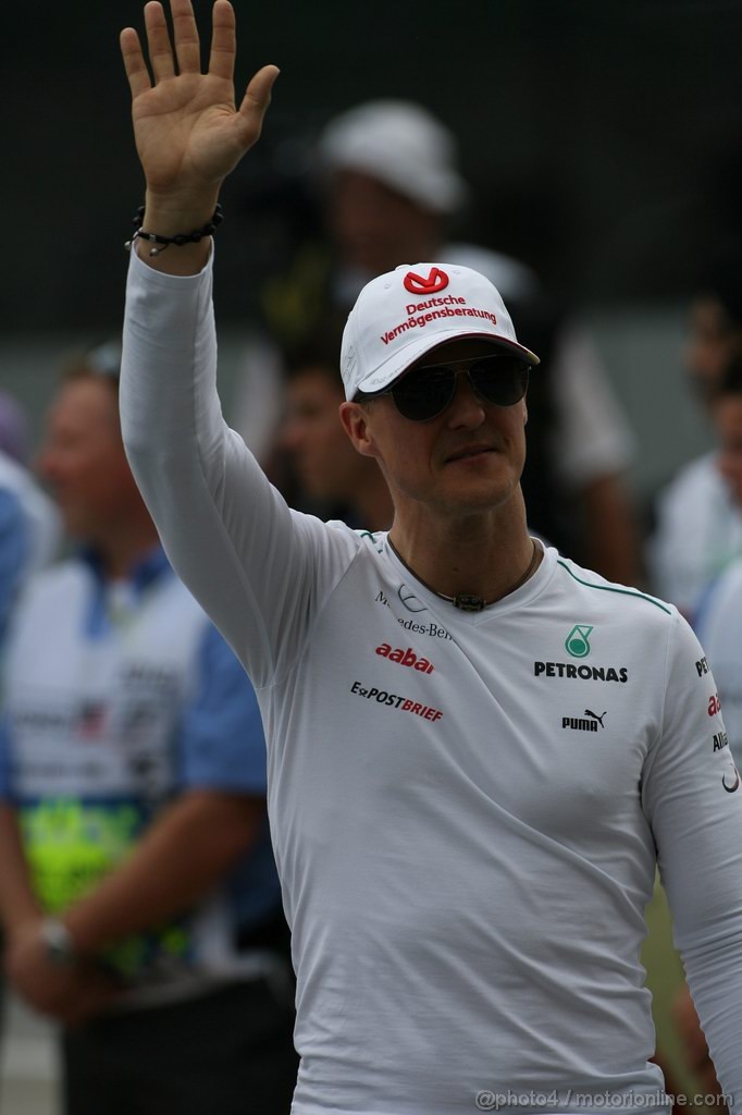 GP MALESIA, 25.03.2012- Michael Schumacher (GER) Mercedes AMG F1 W03 
