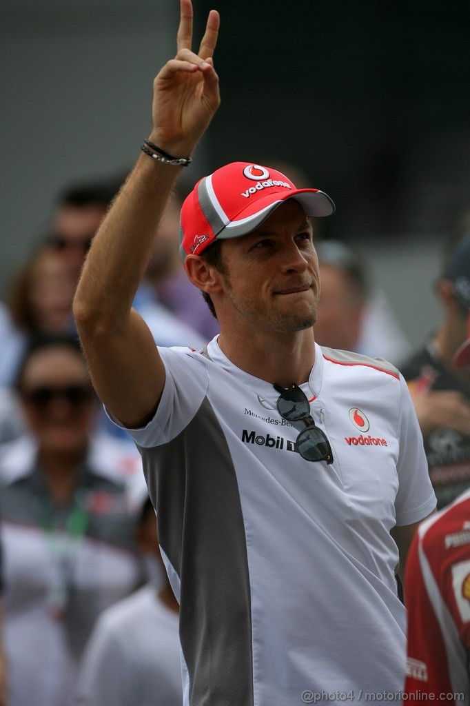 GP MALESIA, 25.03.2012- Jenson Button (GBR) McLaren Mercedes MP4-27 