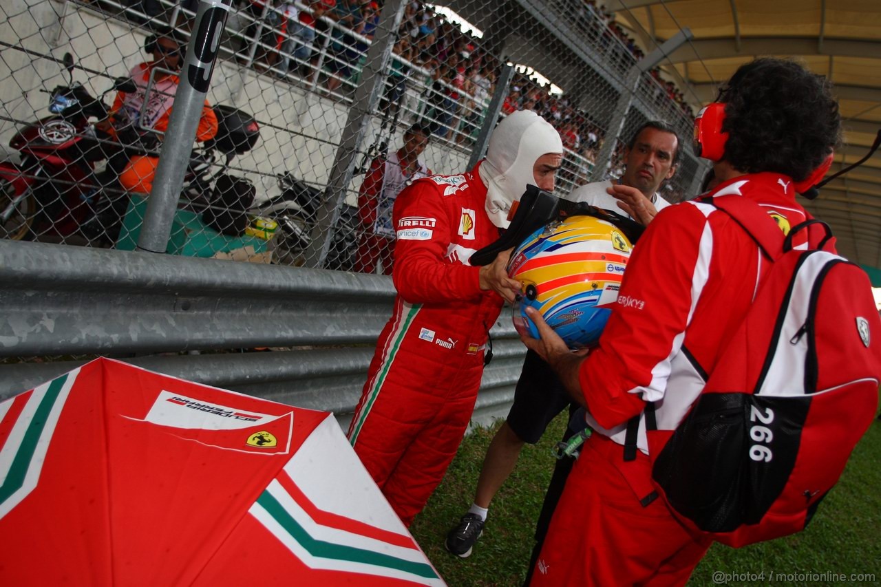 GP MALESIA, 25.03.2012- Gara, Fernando Alonso (ESP) Ferrari F2012 