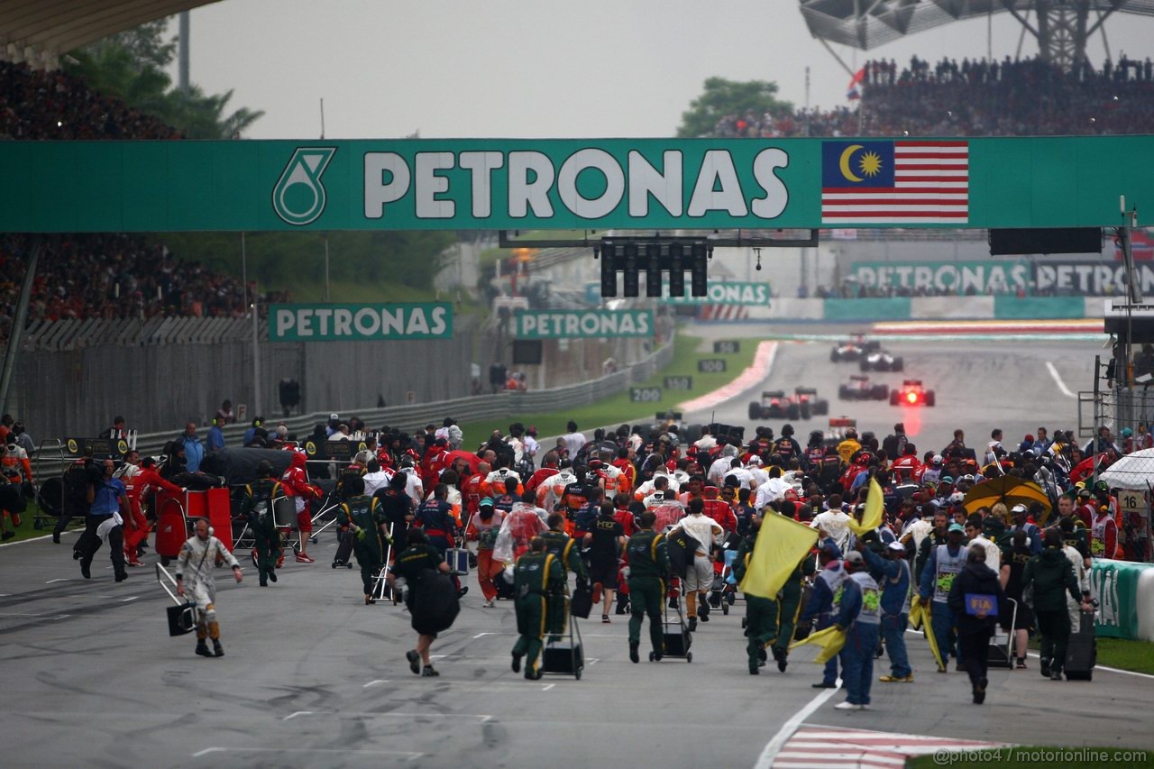 GP MALESIA, 25.03.2012- Gara, griglia