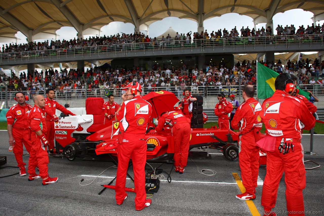 GP MALESIA, 25.03.2012- Gara, Felipe Massa (BRA) Ferrari F2012 