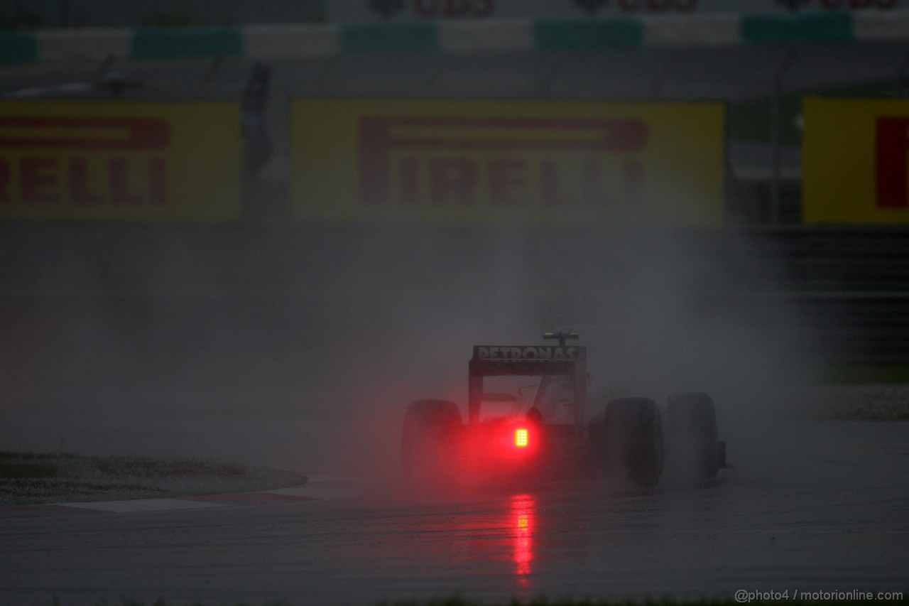 GP MALESIA, 25.03.2012- Gara, Nico Rosberg (GER) Mercedes AMG F1 W03 