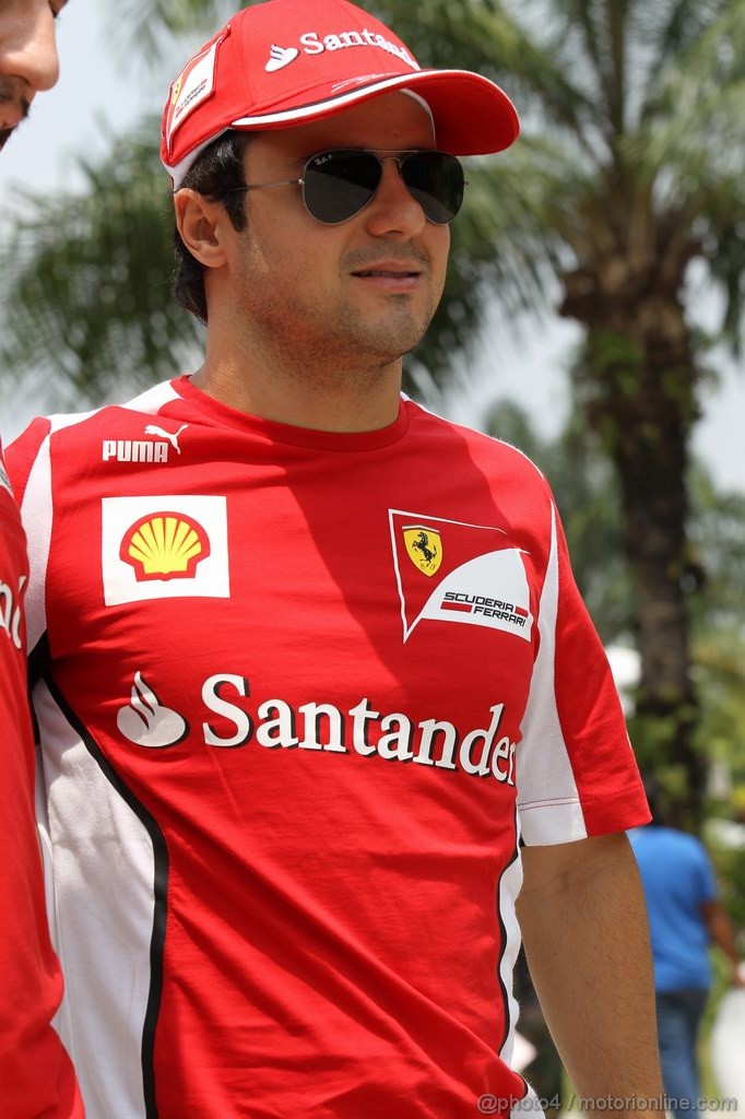 GP MALESIA, 25.03.2012- Felipe Massa (BRA) Ferrari F2012 