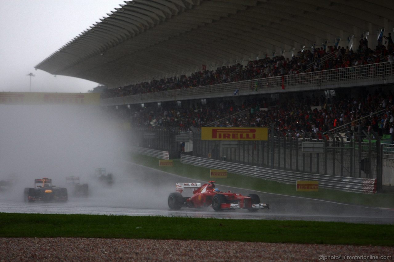 GP MALESIA, 25.03.2012- Gara, Fernando Alonso (ESP) Ferrari F2012 