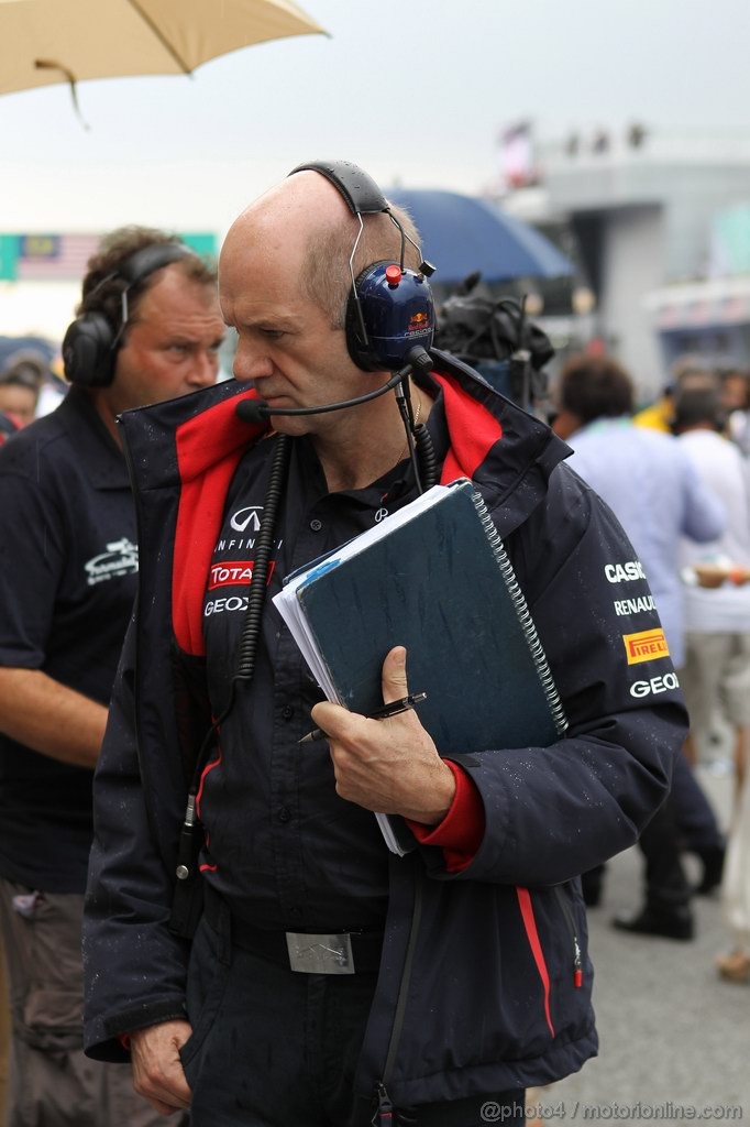 GP MALESIA, 25.03.2012- Gara, Adrian Newey (GBR), Red Bull Racing , Technical Operations Director 