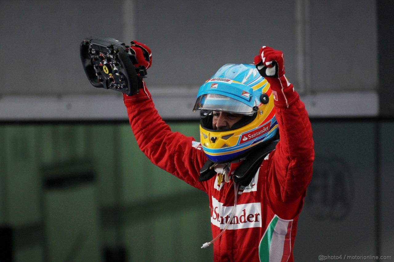 GP MALESIA, 25.03.2012- Gara, Fernando Alonso (ESP) Ferrari F2012 vincitore 