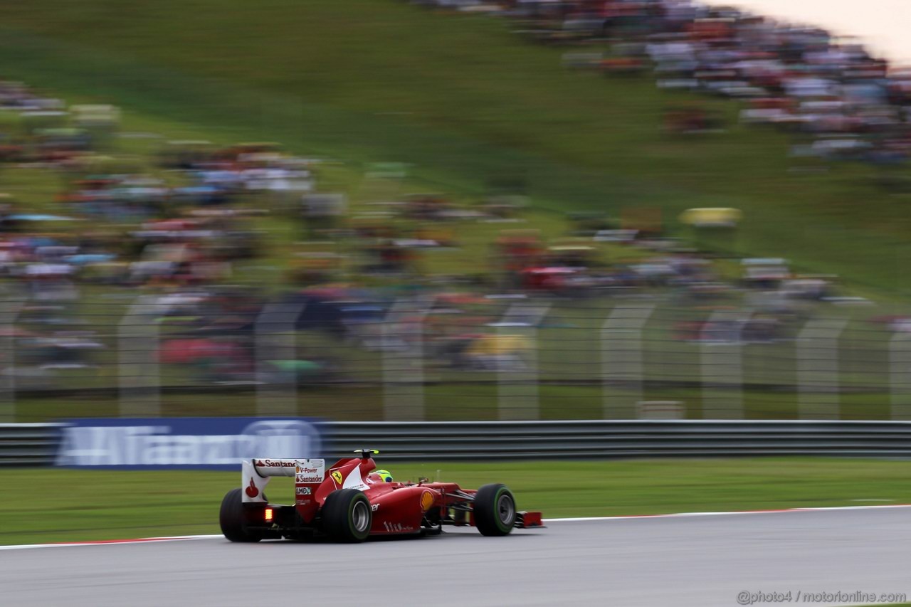 GP MALESIA, 25.03.2012- Gara, Felipe Massa (BRA) Ferrari F2012 