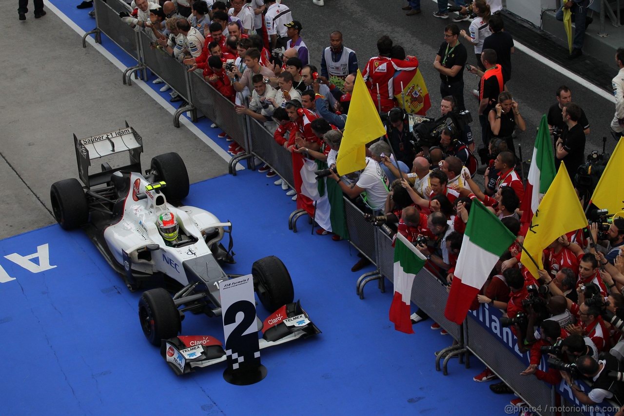 GP MALESIA, 25.03.2012- Gara, secondo Sergio Pérez (MEX) Sauber F1 Team C31 