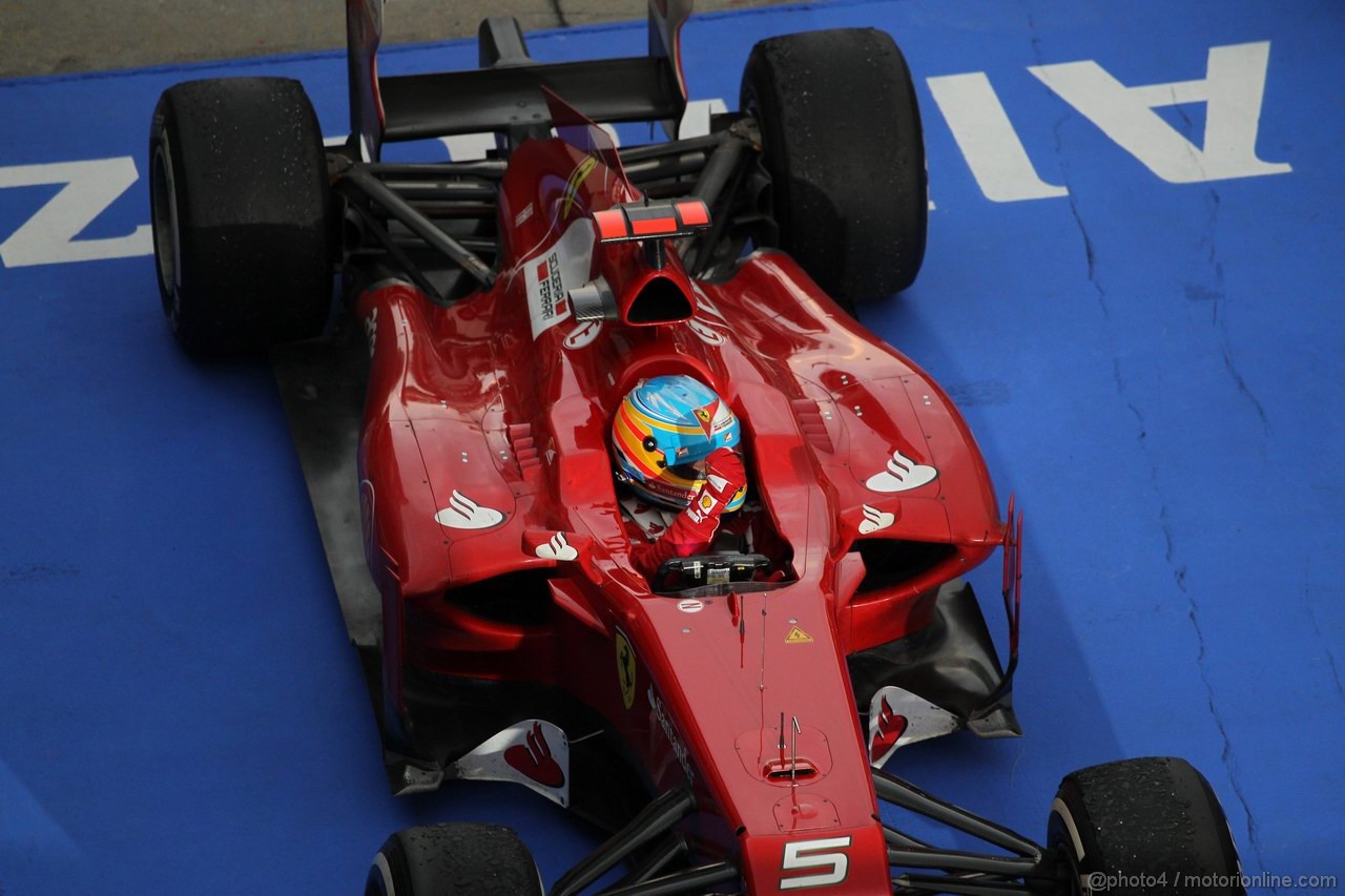 GP MALESIA, 25.03.2012- Gara, Fernando Alonso (ESP) Ferrari F2012 vincitore 