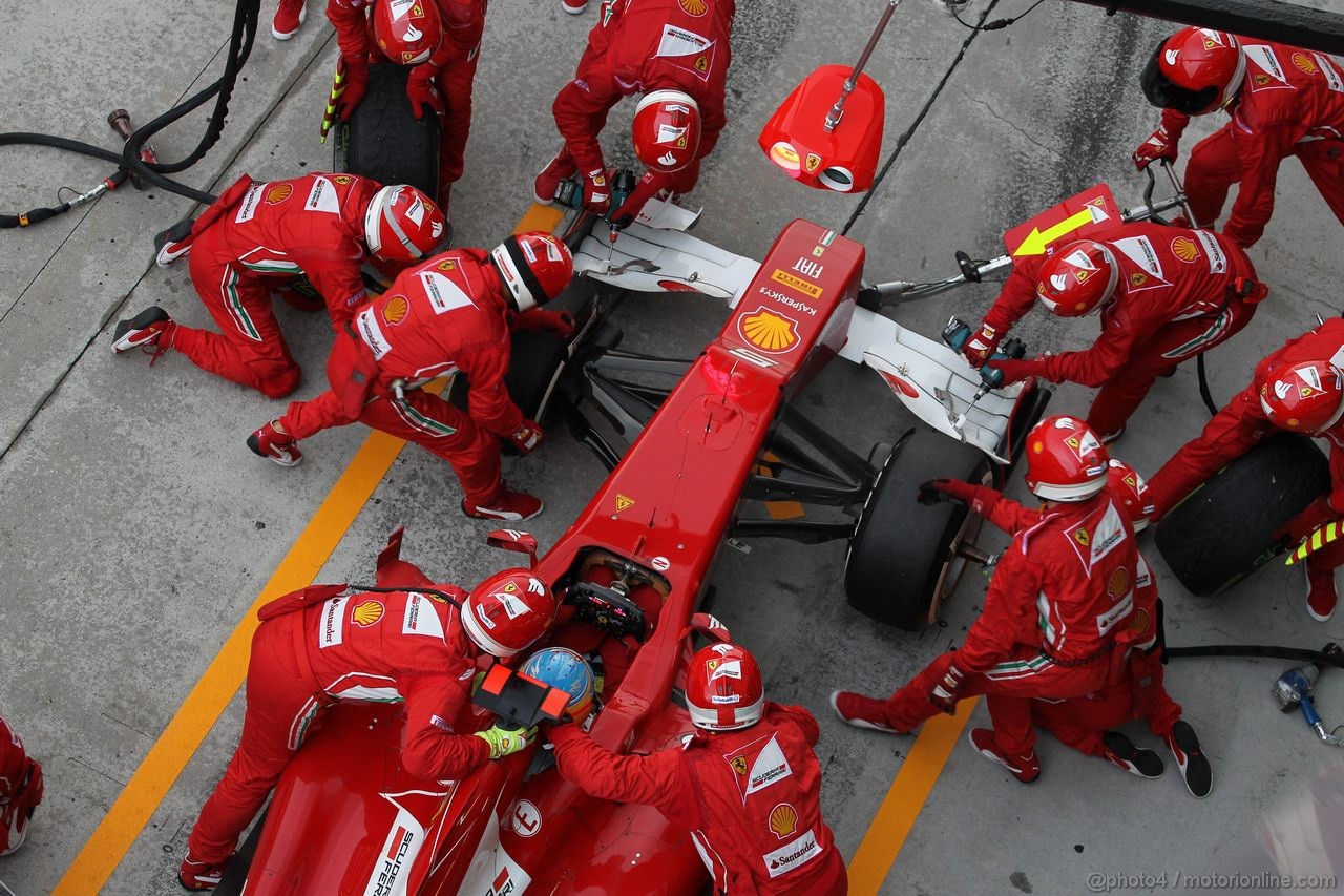 GP MALESIA, 25.03.2012- Gara, Fernando Alonso (ESP) Ferrari F2012 