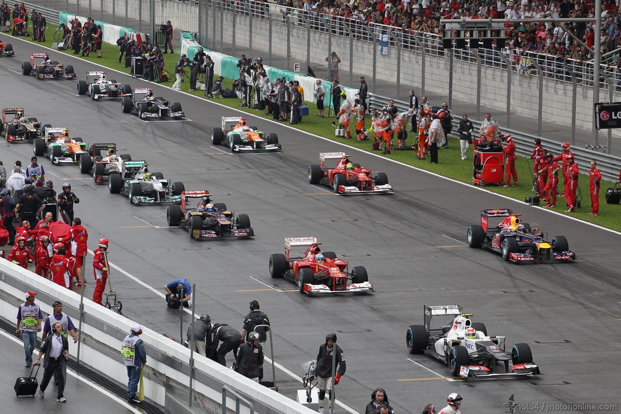 GP MALESIA, 25.03.2012- Gara, griglia