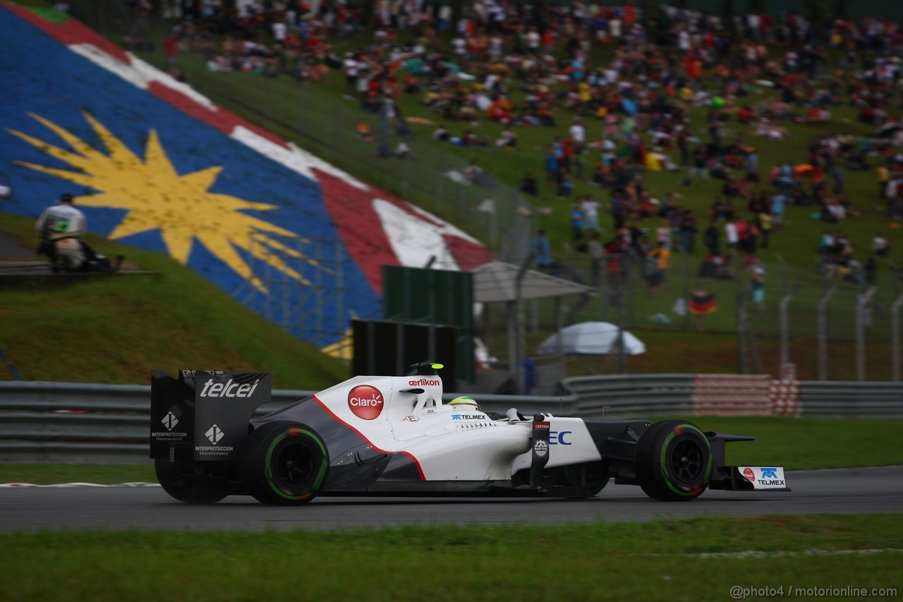 GP MALESIA, 25.03.2012- Gara, Sergio Pérez (MEX) Sauber F1 Team C31 
