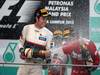 GP MALESIA, 25.03.2012- Gara, Fernando Alonso (ESP) Ferrari F2012 vincitore, Sergio Pérez (MEX) Sauber F1 Team C31 secondo e Lewis Hamilton (GBR) McLaren Mercedes MP4-27 terzo 